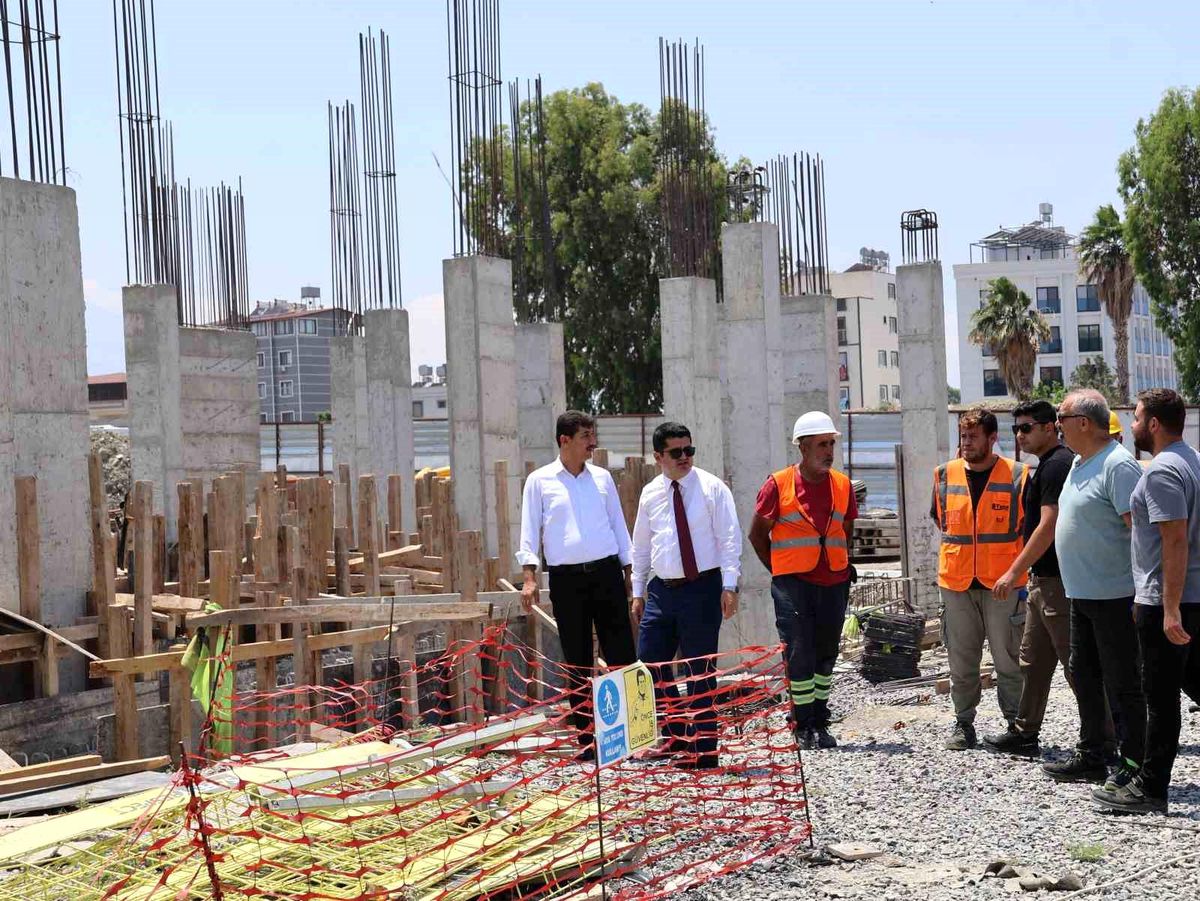 Arsuz'da anaokulu inşaatlarında çalışmalar sürüyor