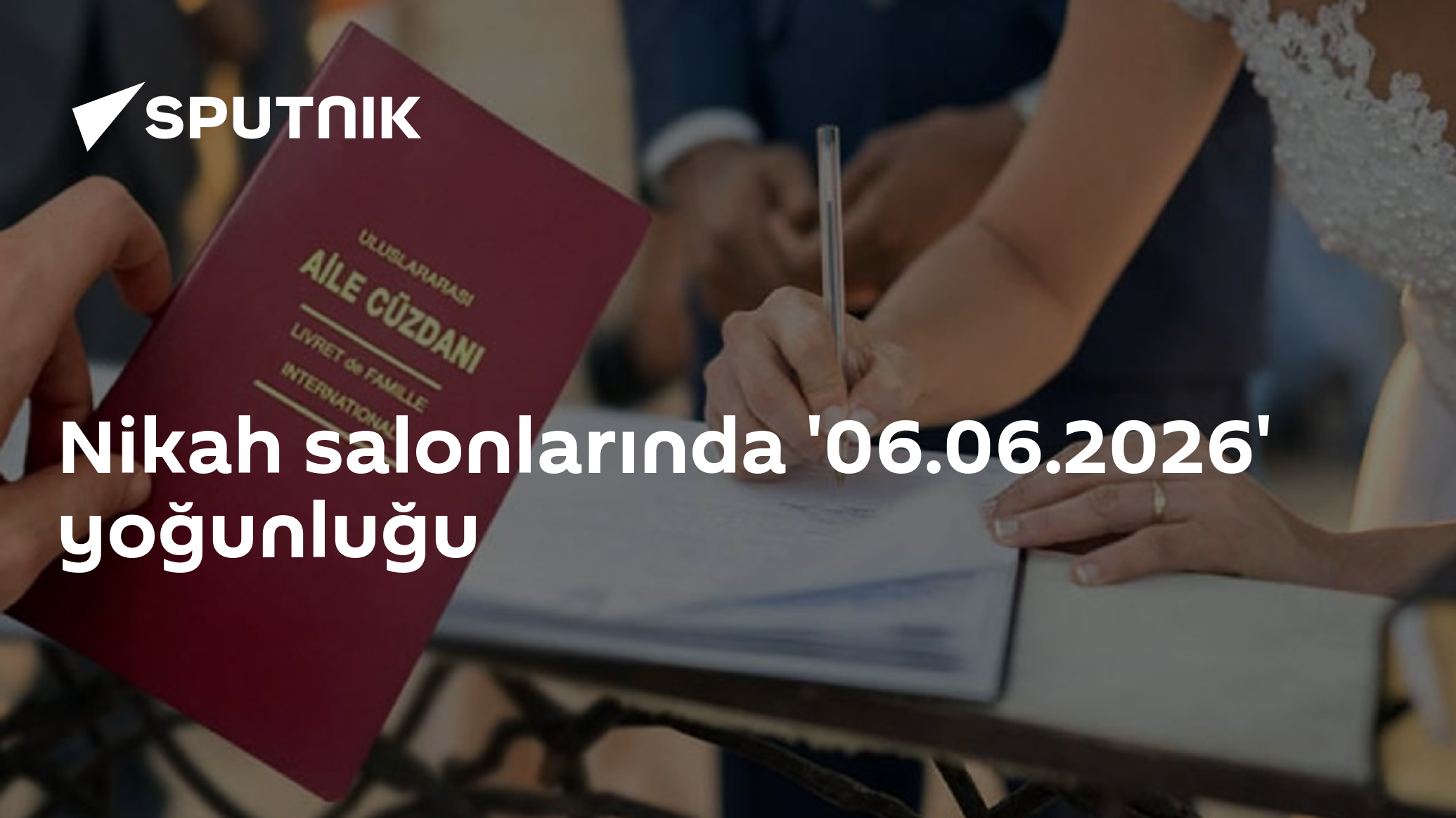 Nikah salonlarında '06.06.2026' yoğunluğu