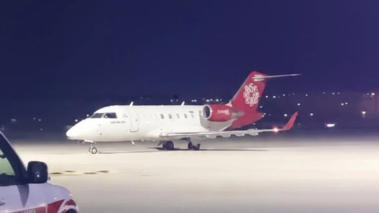 Uçak ambulansla umut yolculuğu