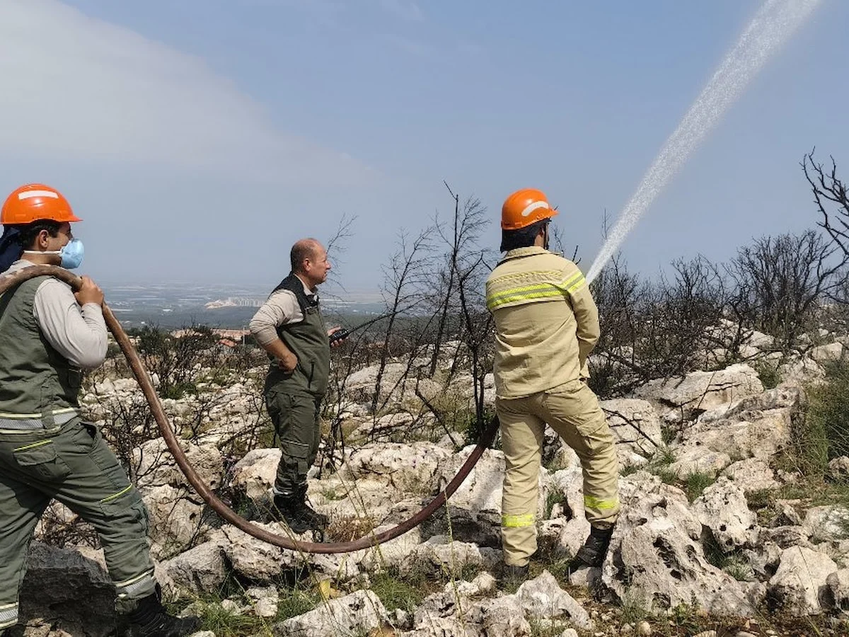 Mersin’de orman yangını tatbikatı gerçeğini aratmadı