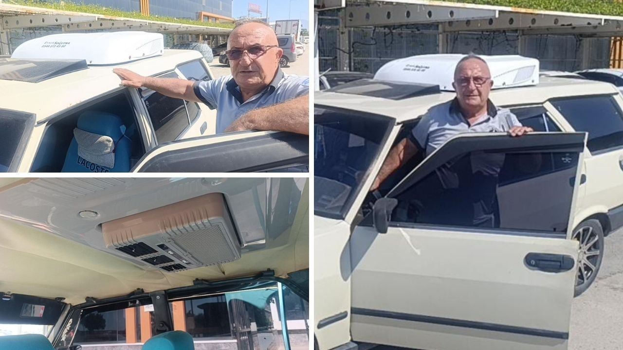 Sıcaklara dayanamadı! 1988 model aracına yaptırdığını gören bir daha bakıyor