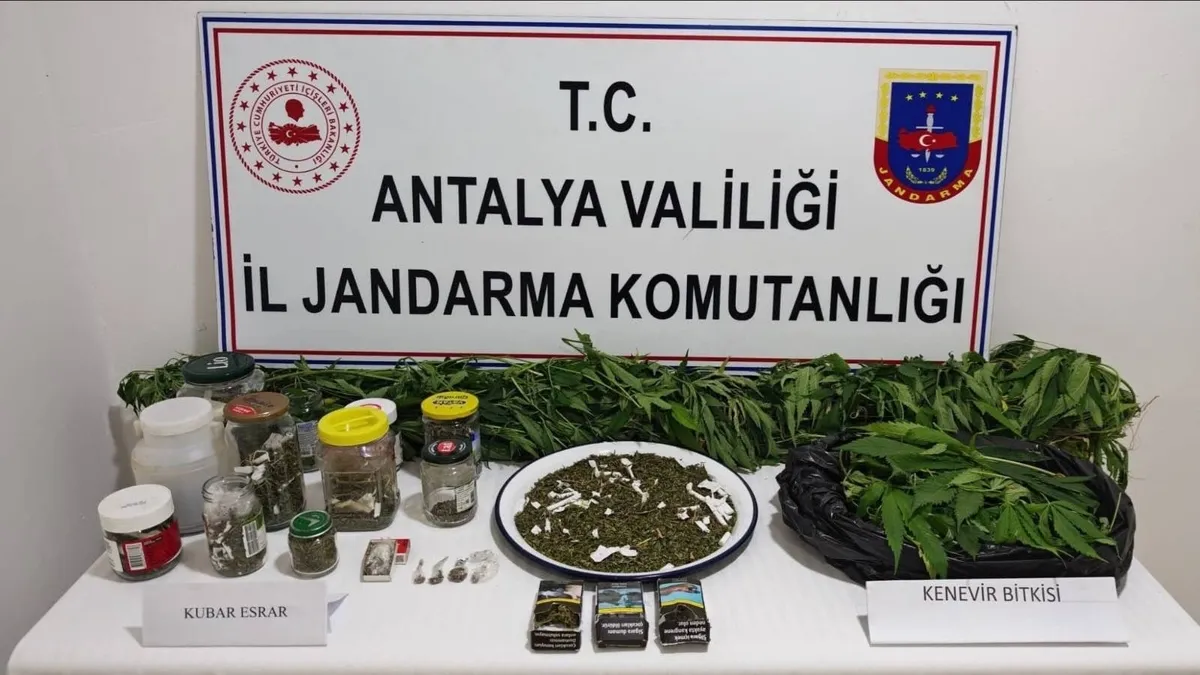 Manavgat'ta uyuşturucu operasyonu! 2 kişi tutuklandı