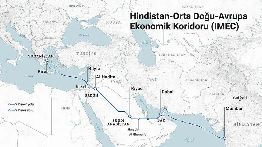 Suudi Arabistan, IMEC için İsrail'i devre dışı bırakıp Suriye'den geçecek yeni bir rota değerlendiriyor
