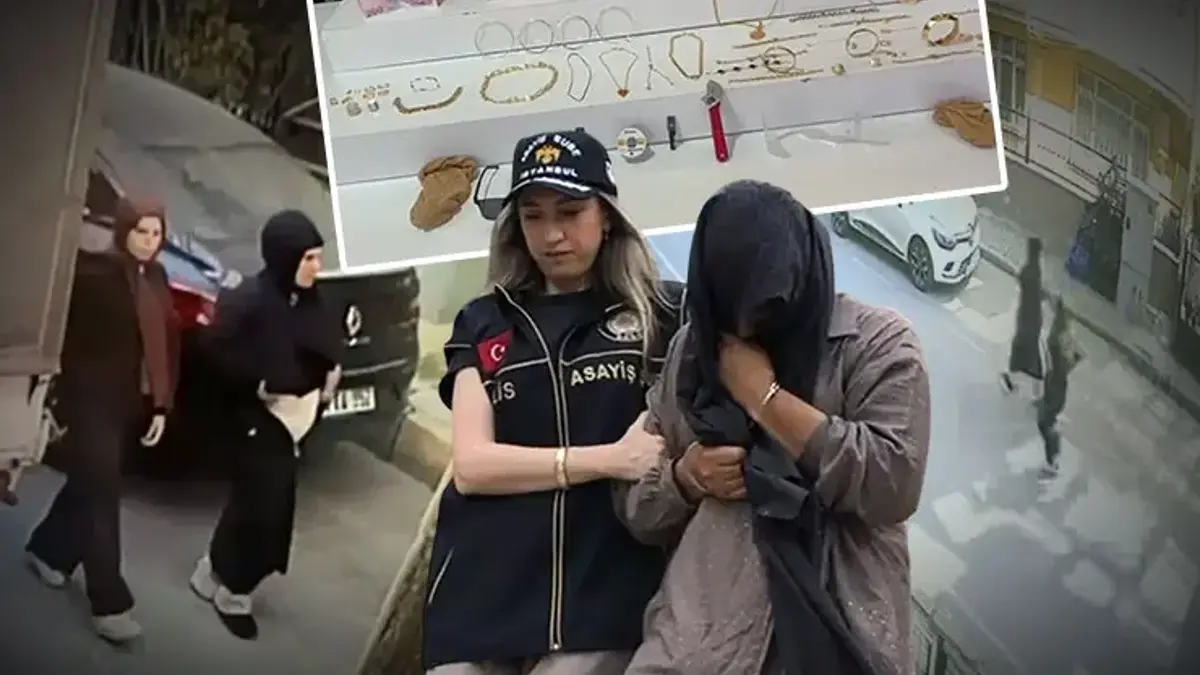 İstanbul'un kabusu ‘altın kızlar’ yakalandı! 1 milyon nakit, pırlantalar ve 238 suç kaydı