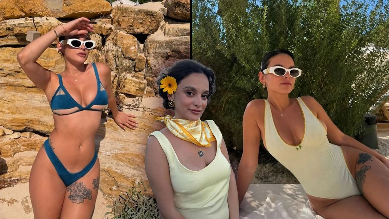 Ünlü oyuncu Serra Pirinç'ten cesur tatil paylaşımı! Bikinili pozları olay yarattı