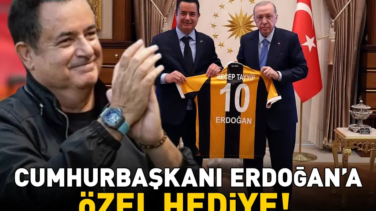 Acun Ilıcalı'dan Cumhurbaşkanı Erdoğan'a ‘Hull City’ forması! 'Beni çok onurlandırdı ve mutlu etti'