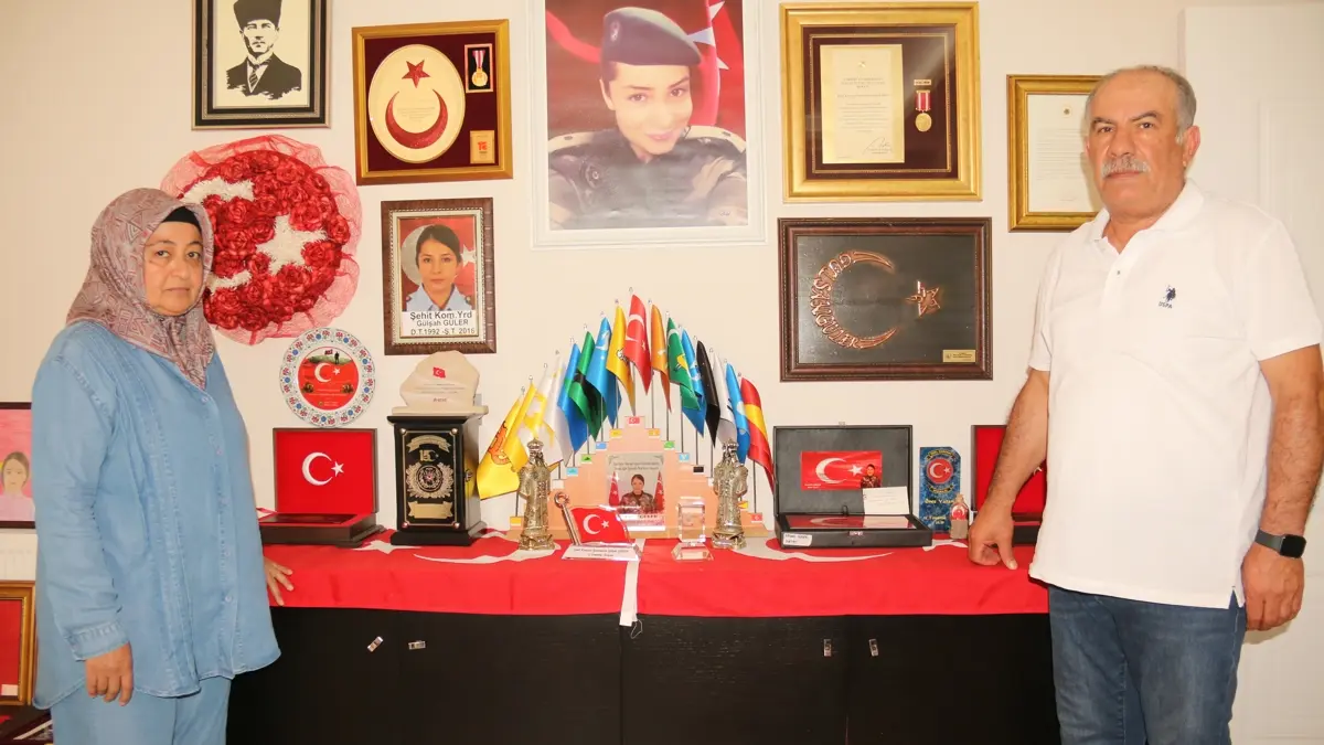 15 Temmuz şehidinin ailesi evlerini kızlarının hatıralarıyla donattı: Gülşah, Türkiye'nin evladı oldu