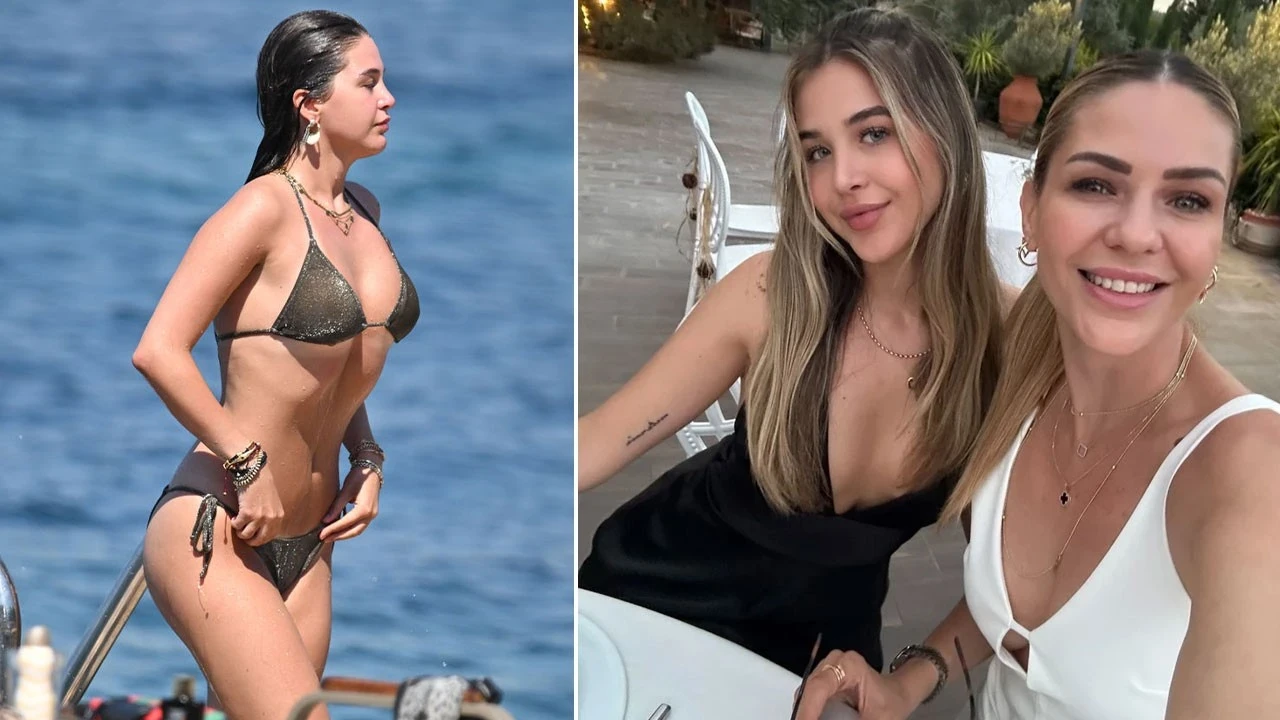 Emine Ün'ün kızı Duru Bodrum'da görüntülendi! Bikinili haliyle kendisine hayran bıraktırdı