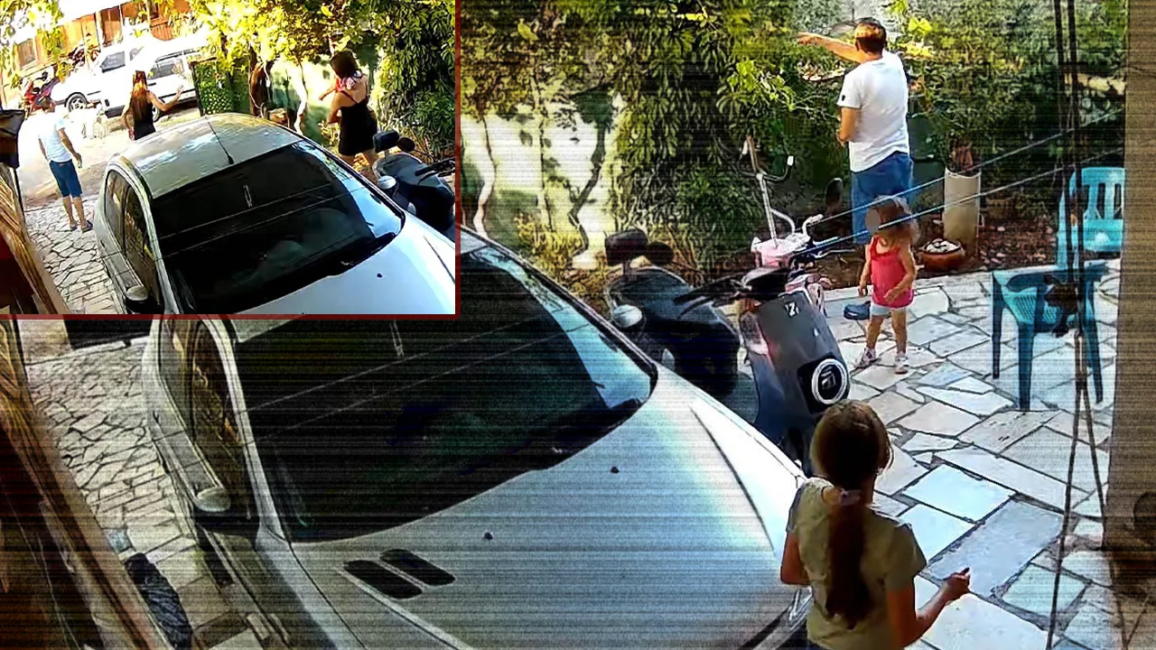 Bahçe kapısı yüzünden aileye kurşun yağdırdı! Dehşet anları kamerada