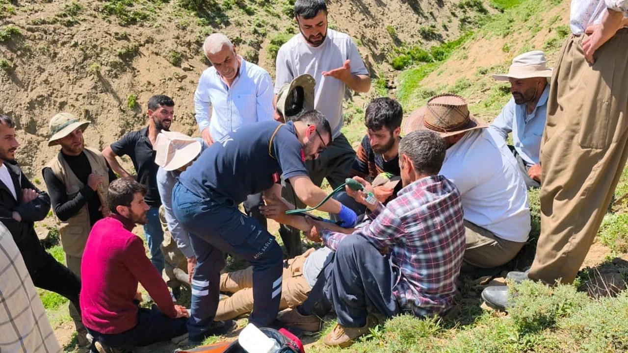 Yaylada dehşet anları: Sağlık ekipleri sarp kayalıkları aşıp ulaştı