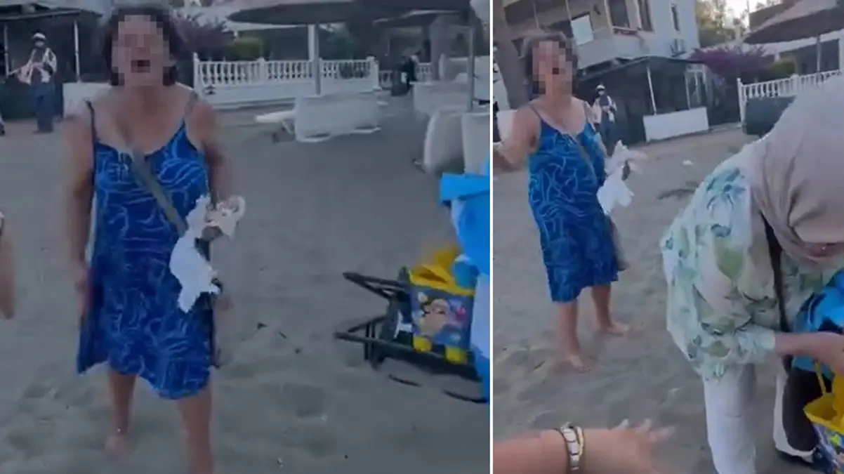 İzmir'de 28 Şubat zihniyeti! Plajda başörtülü anne ve kızına saldıran kadın için yeni karar