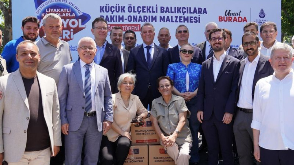 İBB'den küçük ölçekli balıkçılara malzeme desteği