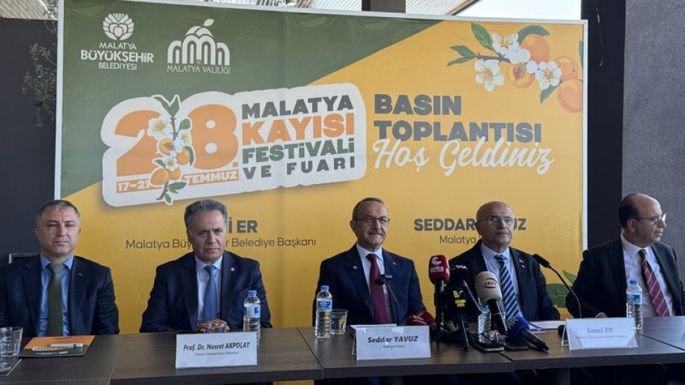 Malatya 28. Kayısı Festivali ve Fuarı'nın hazırlıkları başladı