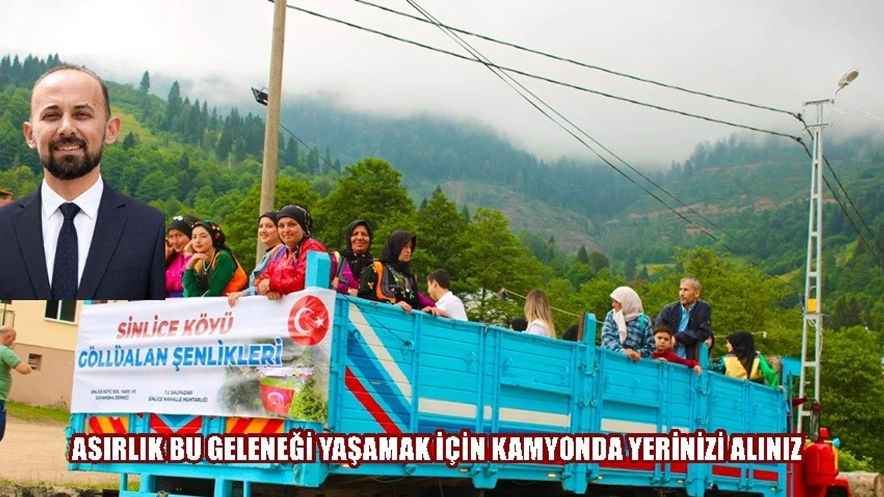 52 yıllık Sinlice Köyü, 27. Göllüalan Şenliğine hazır