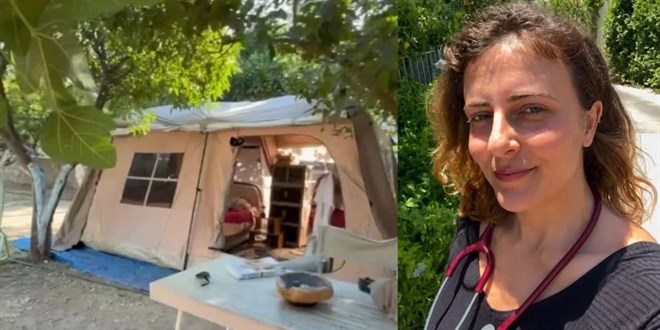 5 aylık kira 500 Bin TL! Eski doktor evi reddedip çadırda yaşamaya başladı