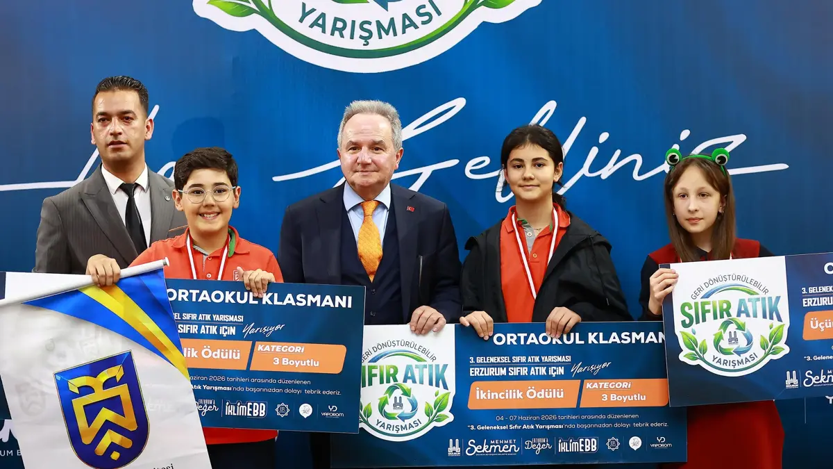 Sıfır Atık Yarışması’nda ödüller sahiplerini buldu