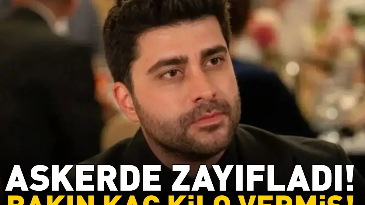 Kızılcık Şerbeti'nin Fatih'iydi! Doğukan Güngör askerde bakın kaç kilo vermiş...