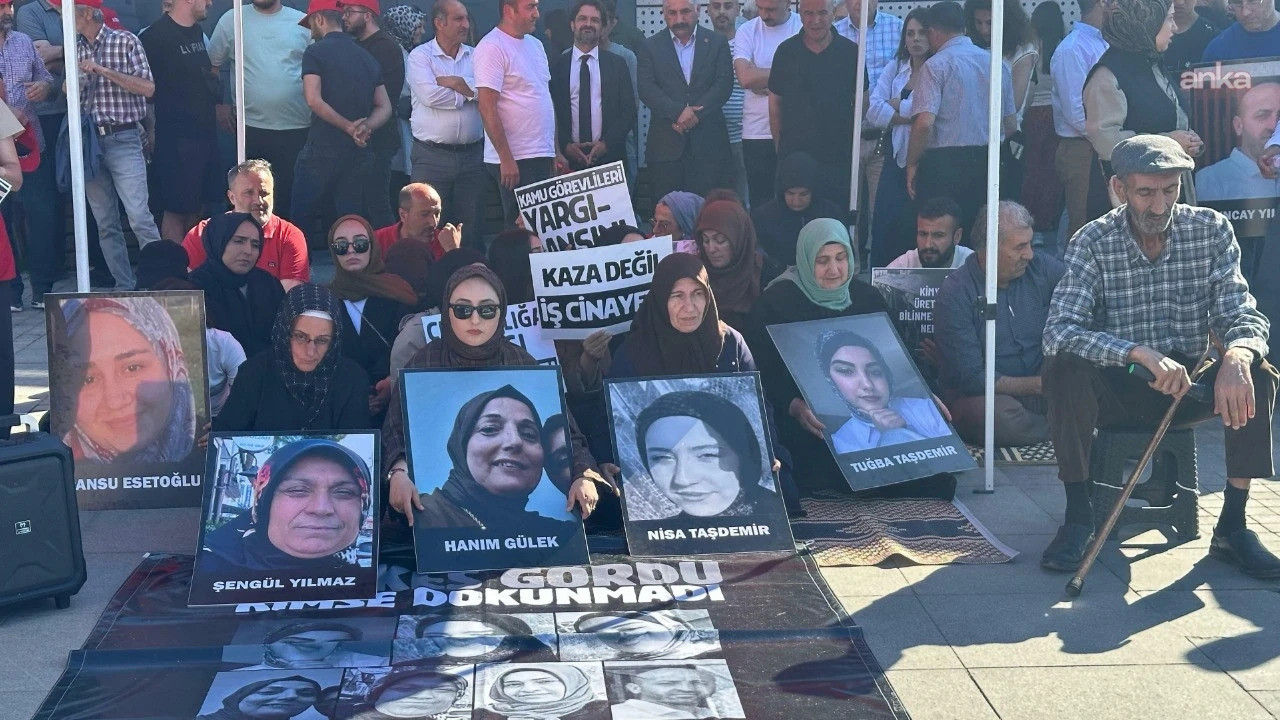 Dilovası aileleri adalet nöbetine başladı