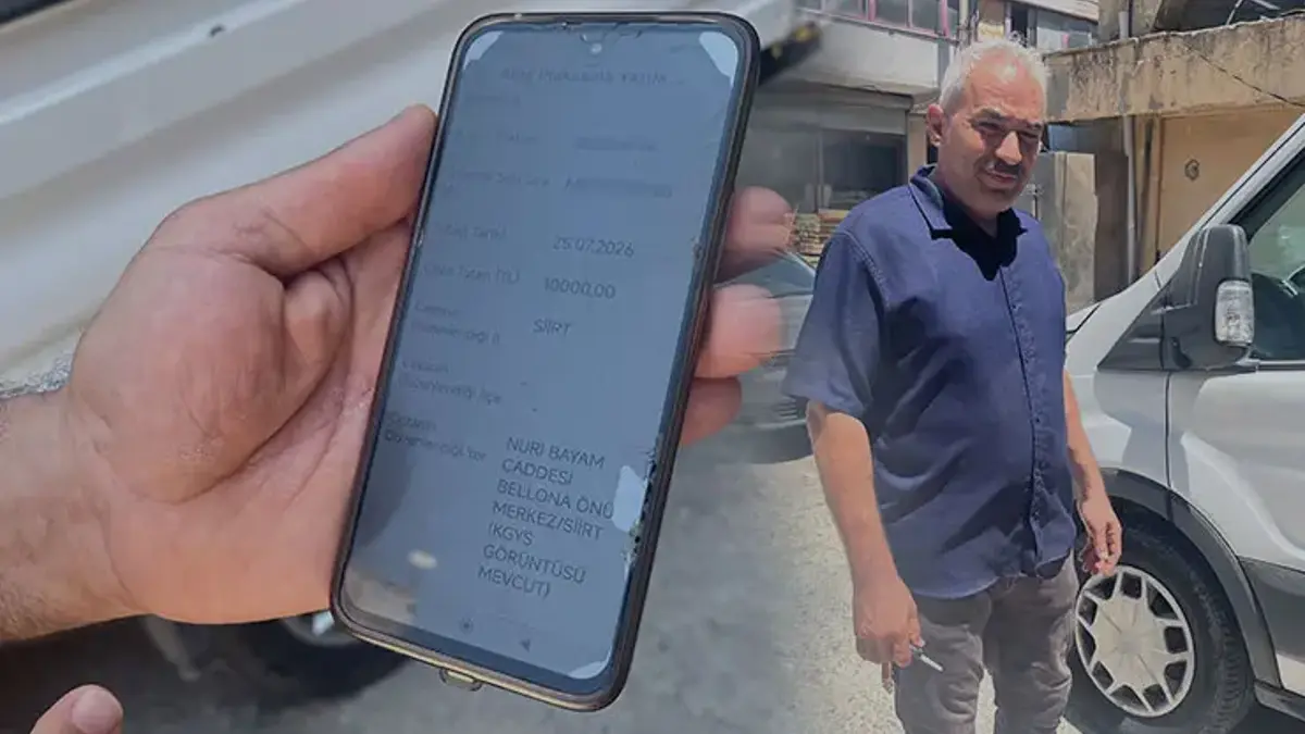 İzmir'den çıkmayan kamyonete Siirt'te ters yön cezası! Plaka benzerliği şoku