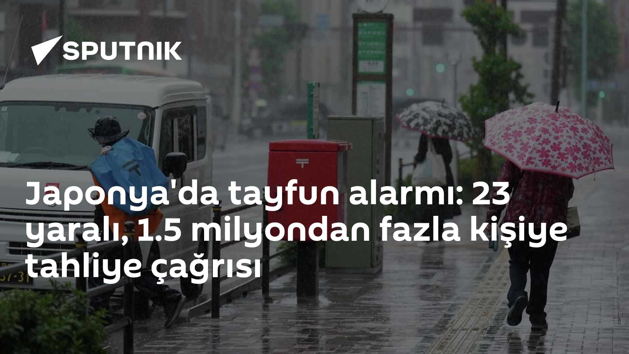 Japonya'da tayfun alarmı: 23 yaralı, 1.5 milyondan fazla kişiye tahliye çağrısı