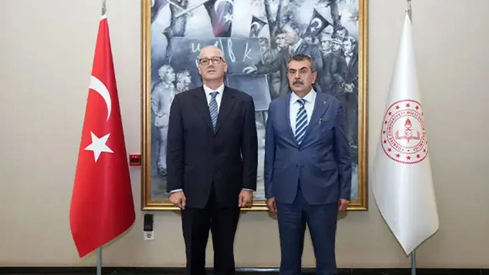 Bakan Tekin, Rusya ve Mısır büyükelçilerini kabul etti