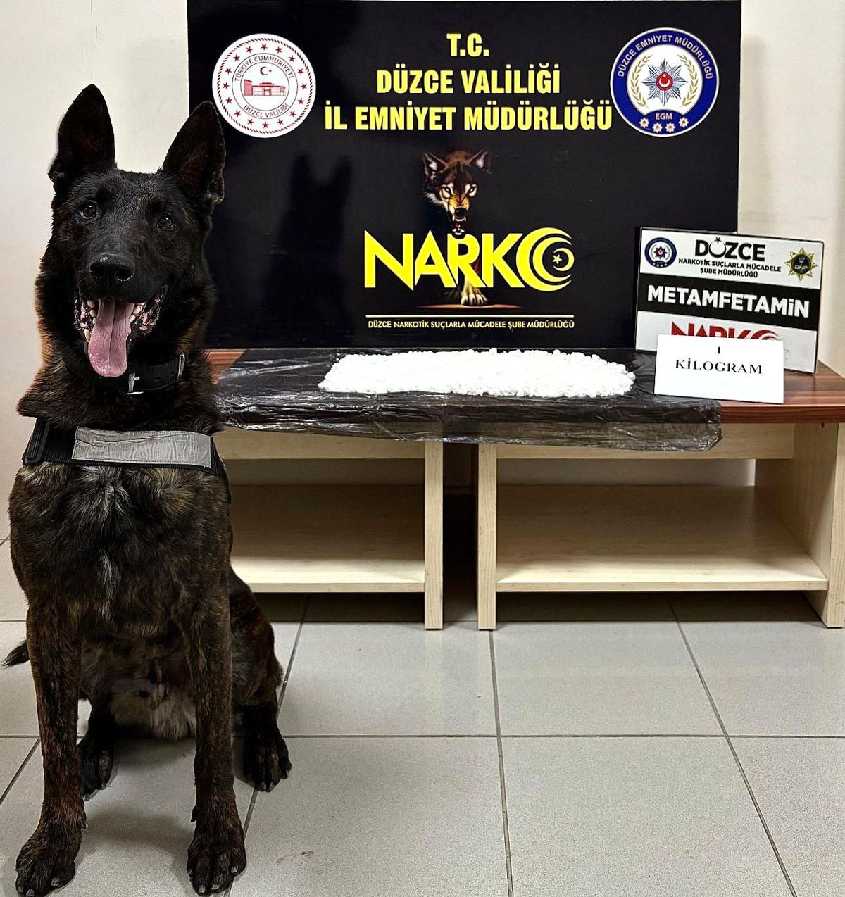 Düzce'de 1 kilogram metamfetamin ele geçirildi, 1 kişi tutuklandı