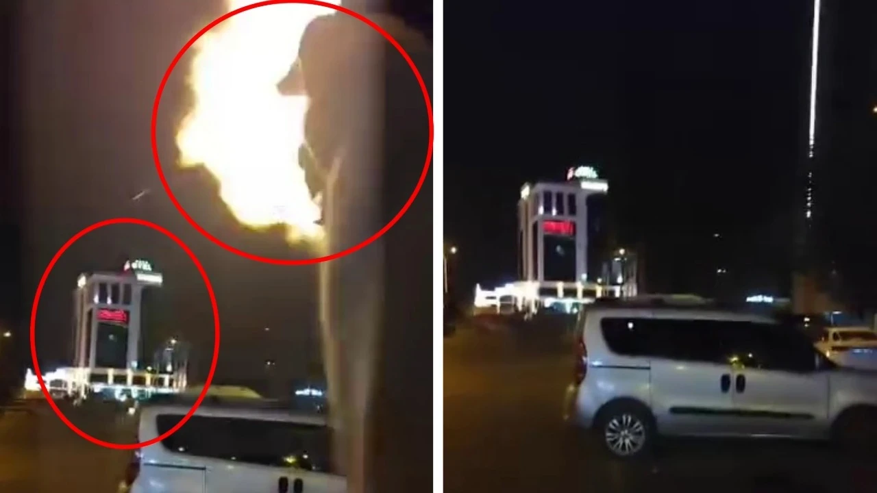 Hastaneye ateş açıp kamerayla kaydettiler