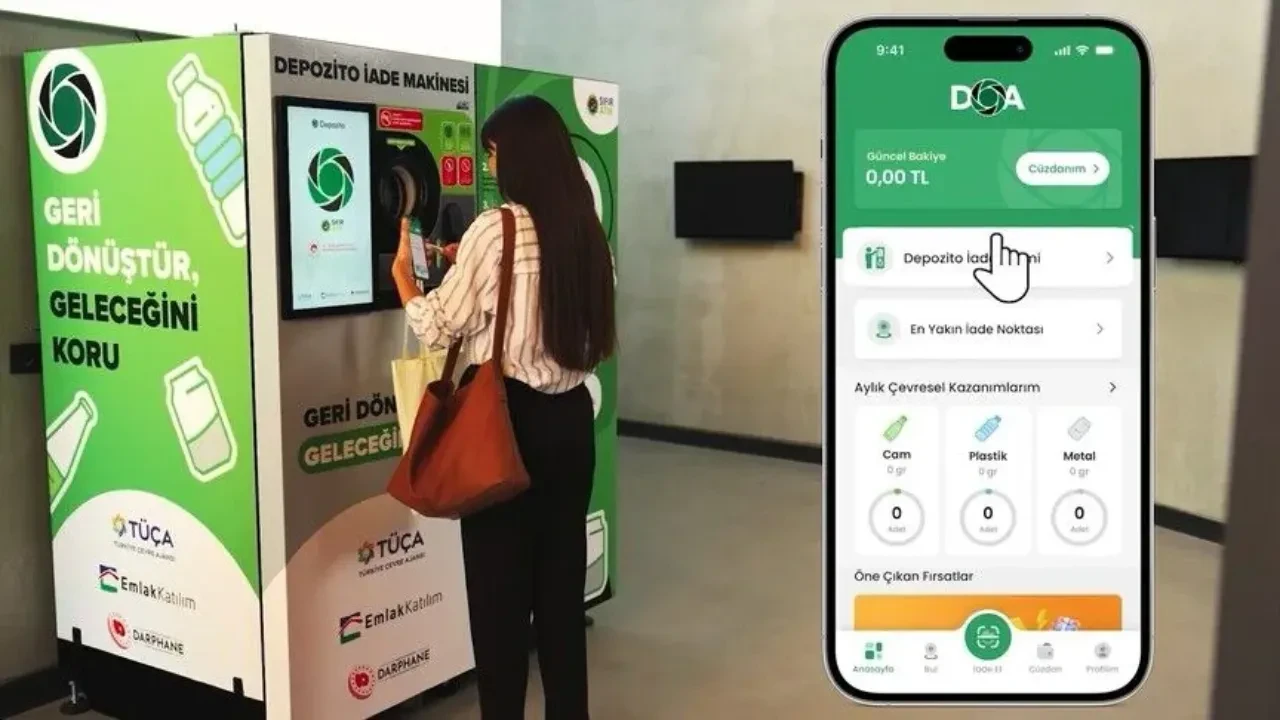 Depozito iade makinesi nerelerde var? İstanbul, Ankara, İzmir, Eskişehir DOA iade makineleri