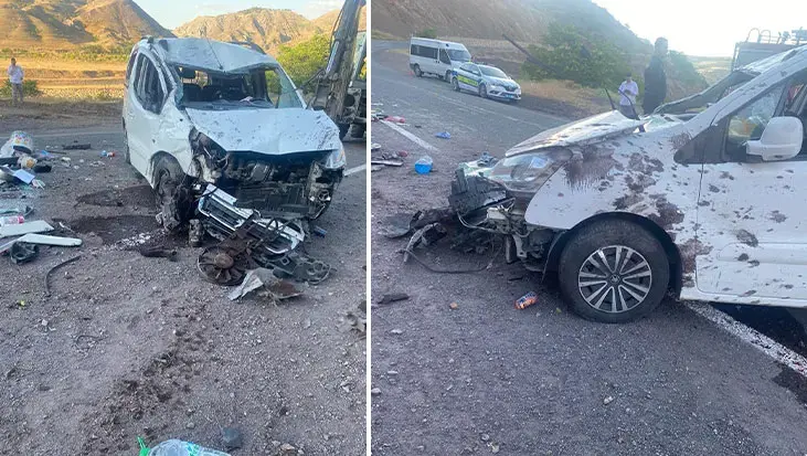 Elazığ'da korkunç kaza! Kontrolden çıkan araç takla attı: 5 yaralı