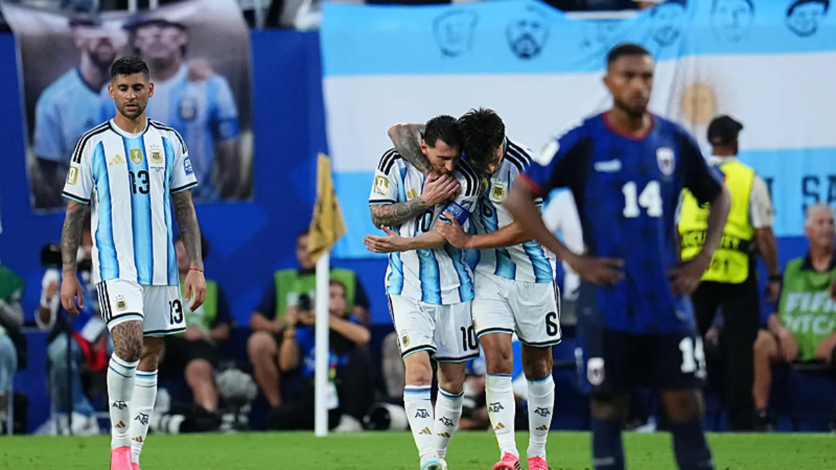 Miami'de tarihi maç! Son şampiyon Arjantin, Yeşil Burun Adaları'nı 3-2 mağlup etti