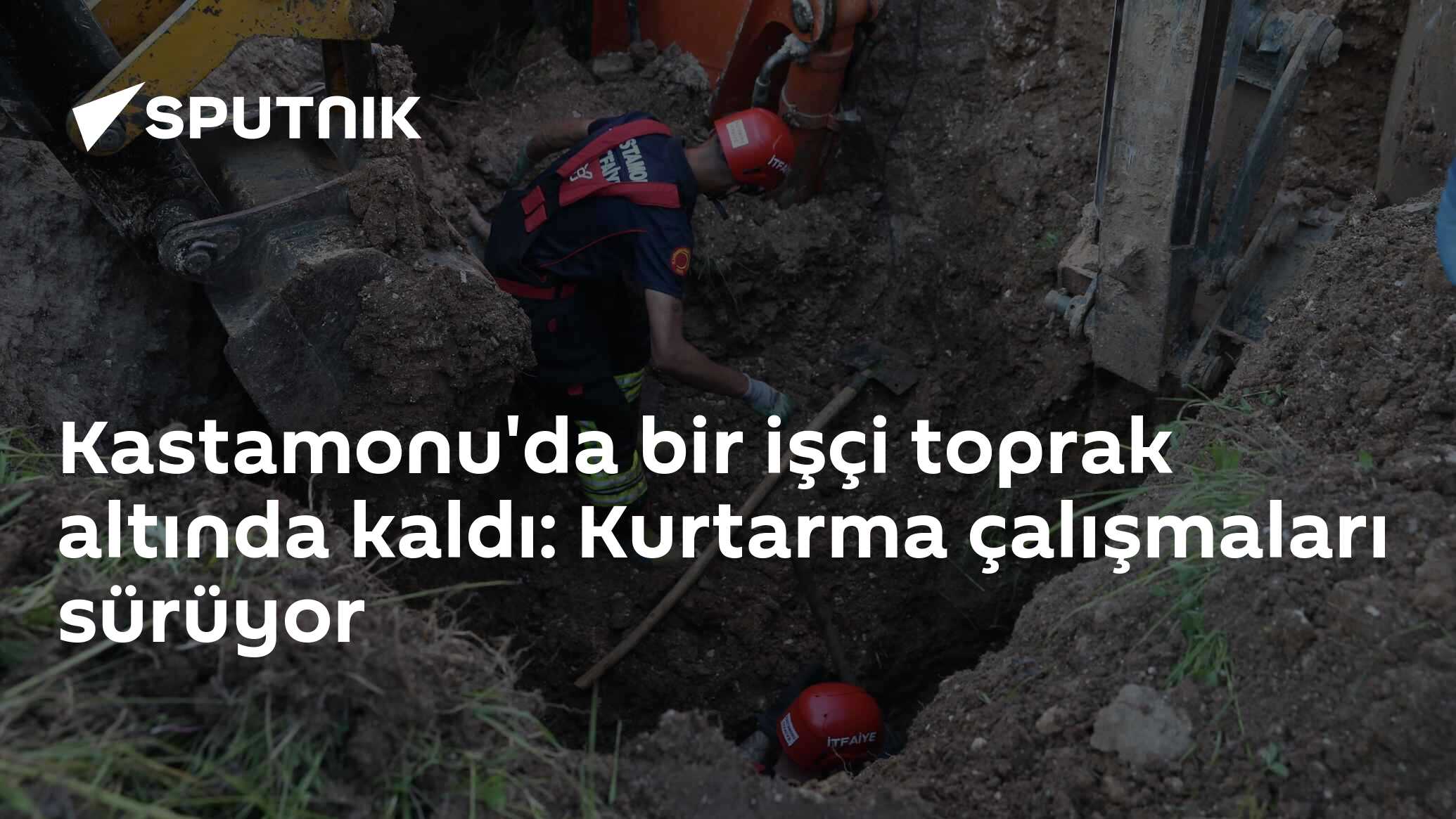 Kastamonu'da bir işçi toprak altında kaldı: Kurtarma çalışmaları sürüyor
