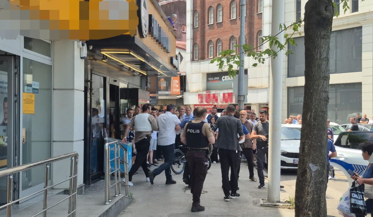 Evi haczedilince banka şubesinde silahla ateş açan şüpheli tutuklandı