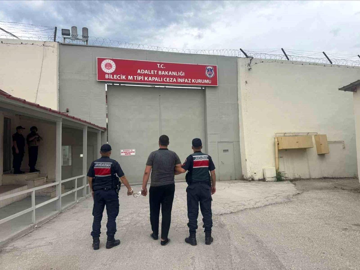 Bilecik'te 4 yıl 6 ay hapis cezası bulunan şahıs yakalandı