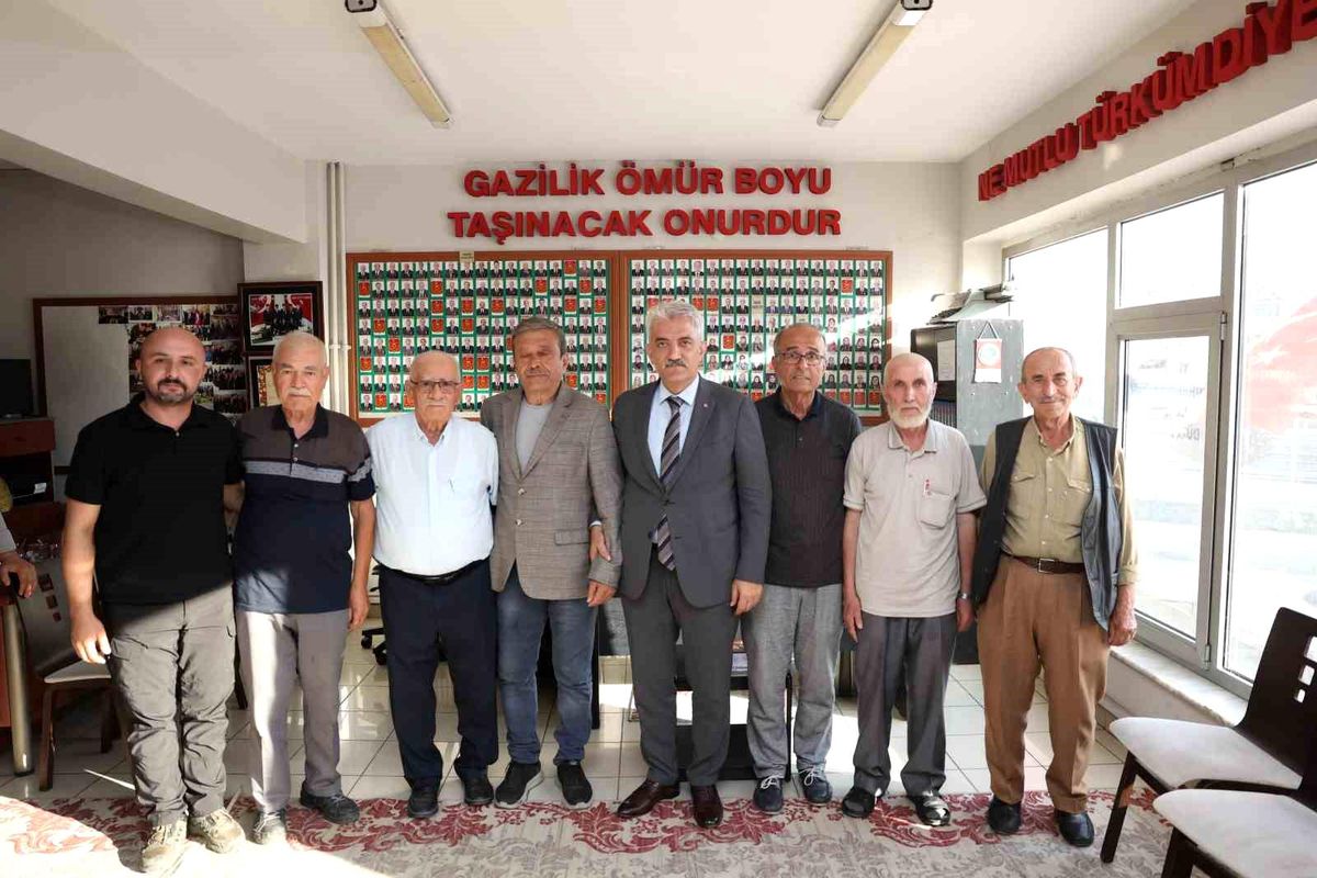 Vali Mehmet Makas'tan Gazilere anlamlı ziyaret