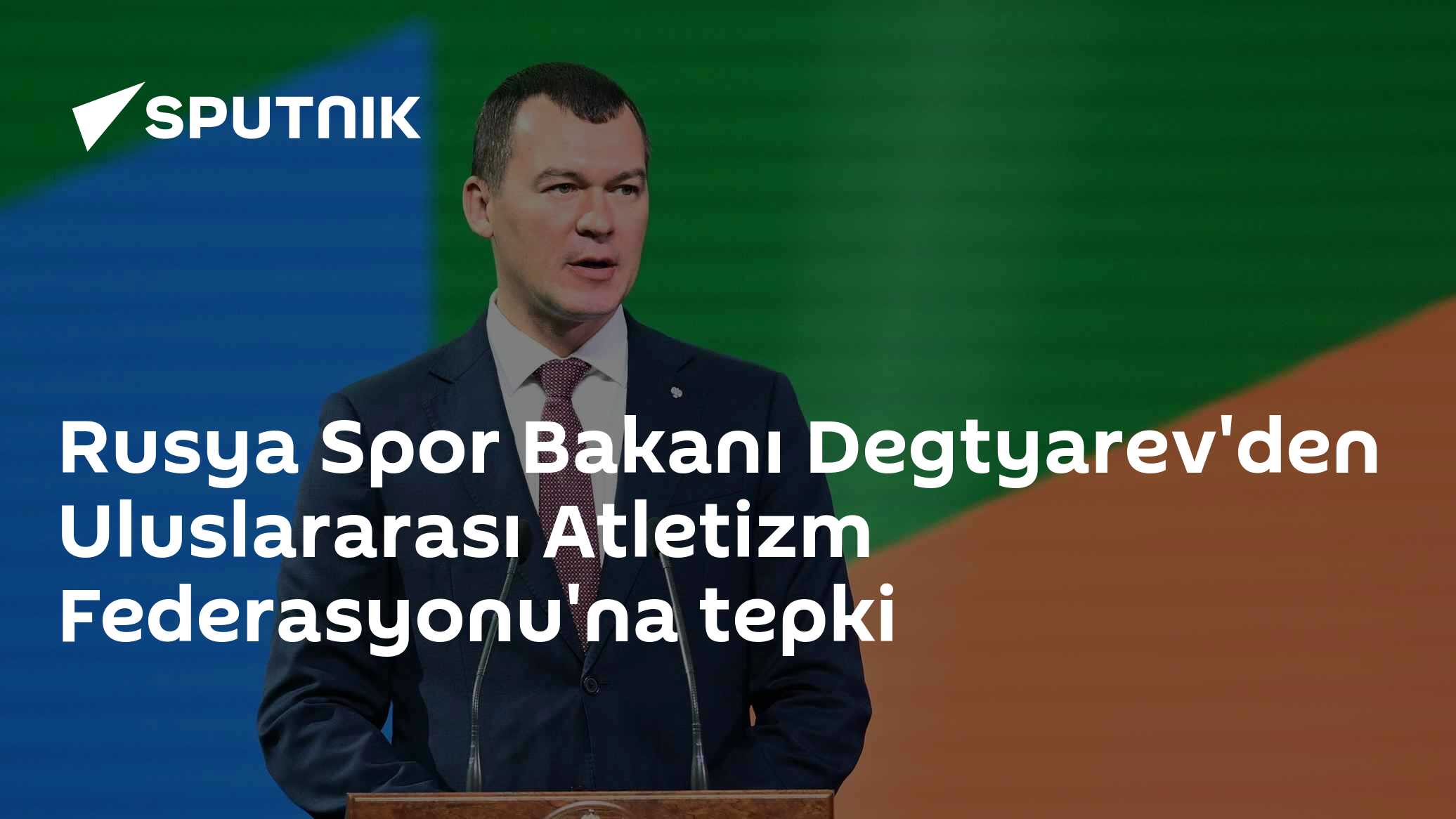 Rusya Spor Bakanı Degtyarev'den Uluslararası Atletizm Federasyonu'na tepki