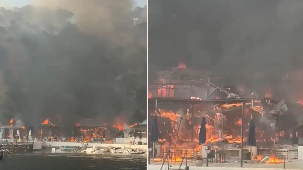 Büyükada'da plajda yangın! Bölgeye ekipler sevk edildi
