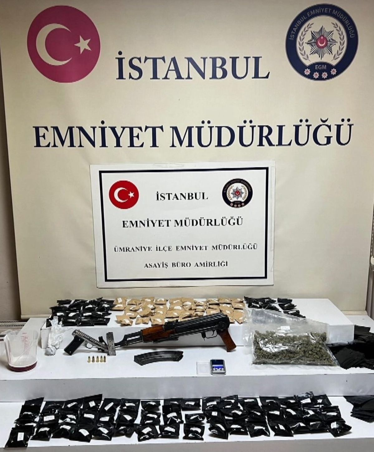 Ümraniye'de uyuşturucu operasyonu: 2 tutuklama