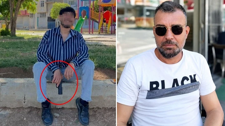 Katil zanlısı, saldırı öncesi olay yerinden silahlı fotoğraf paylaşmış