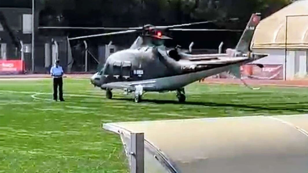 Bodrum'da faciadan dönüldü: Antrenmanı helikopter böldü