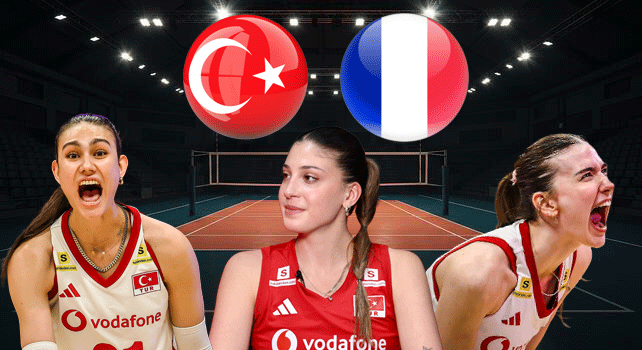 Voleybol Milletler Ligi'nde Filenin Sultanları ile Fransa karşı karşıya