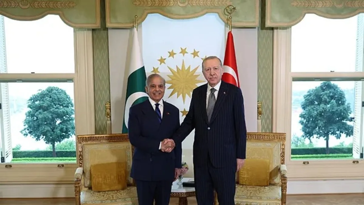 Pakistan Başbakanı Şerif Türkiye’de! Başkan Erdoğan ile Şerif görüşmesi başladı
