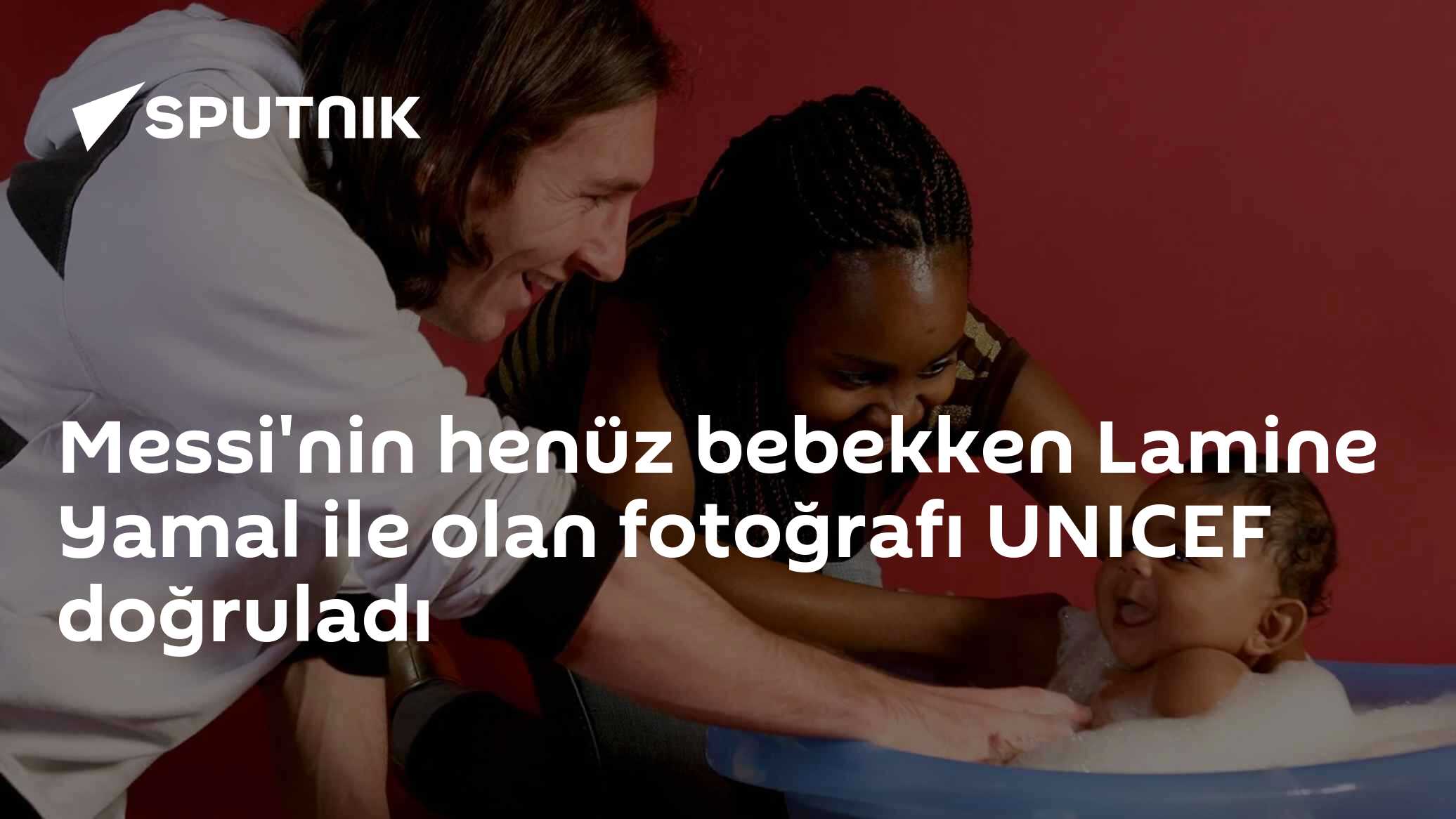 Messi'nin henüz bebekken Lamine Yamal ile olan fotoğrafı UNICEF doğruladı