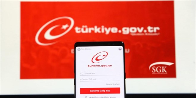 e-Devlet'in en çok kullanılan uygulamaları SGK hizmetleri oldu