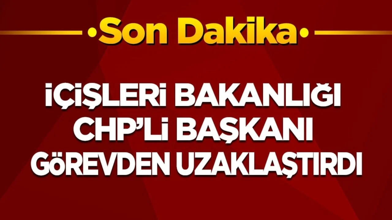 Çankaya Belediye Başkanı Hüseyin Can Güner görevden uzaklaştırıldı