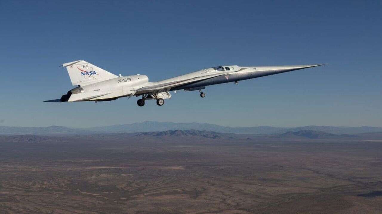 NASA'nın sessiz süpersonik jeti ilk testte hız sınırını geçti