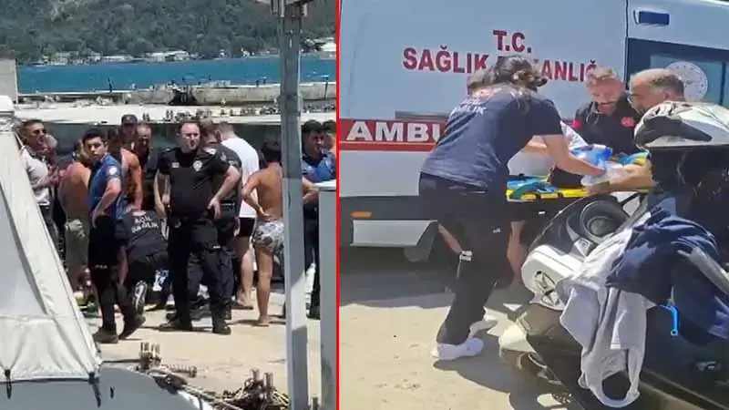 Sarıyer'de denizde boğulma tehlikesi geçiren çocuk hastaneye kaldırıldı