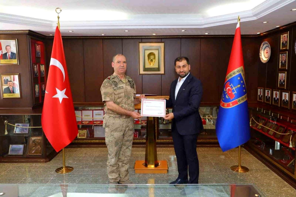 Bilecik İl Jandarma Eğitim Komutanlığı en yüksek puanla belge aldı