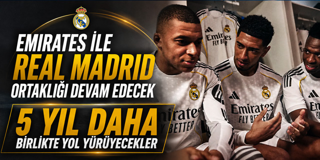 Emirates ile Real Madrid Ortaklığı 2031’e Kadar Uzatıldı