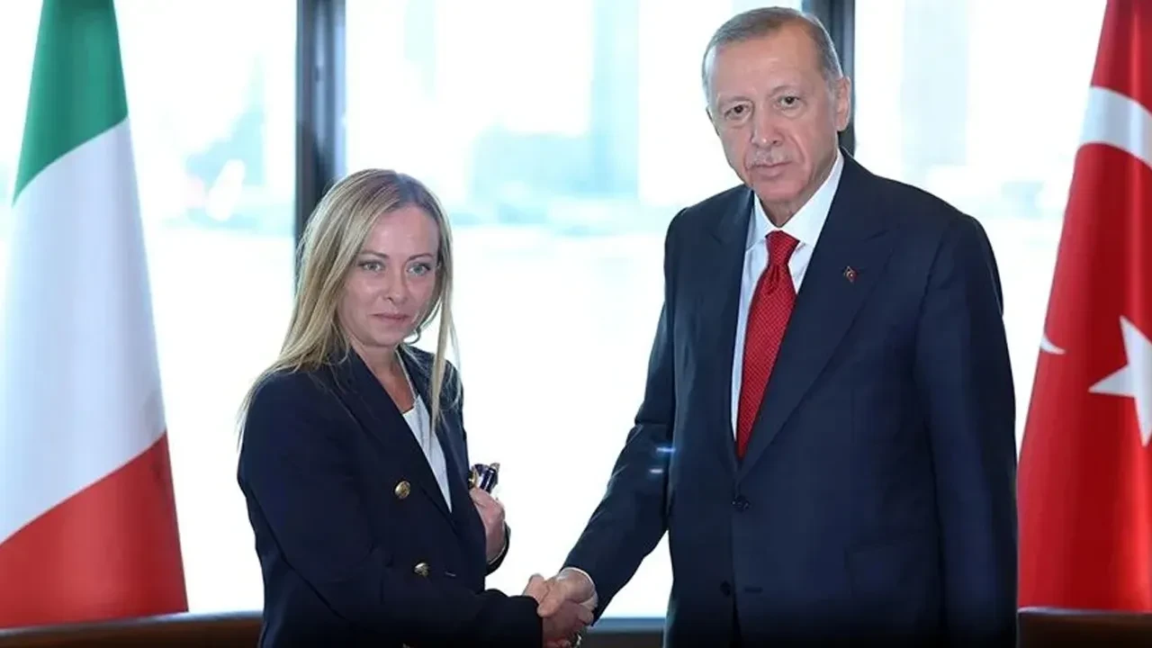 Cumhurbaşkanı Erdoğan İtalya Başbakanı Meloni ile görüştü