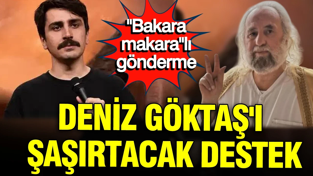 Deniz Göktaş'ı şaşırtacak destek: "Bakara makara"lı gönderme